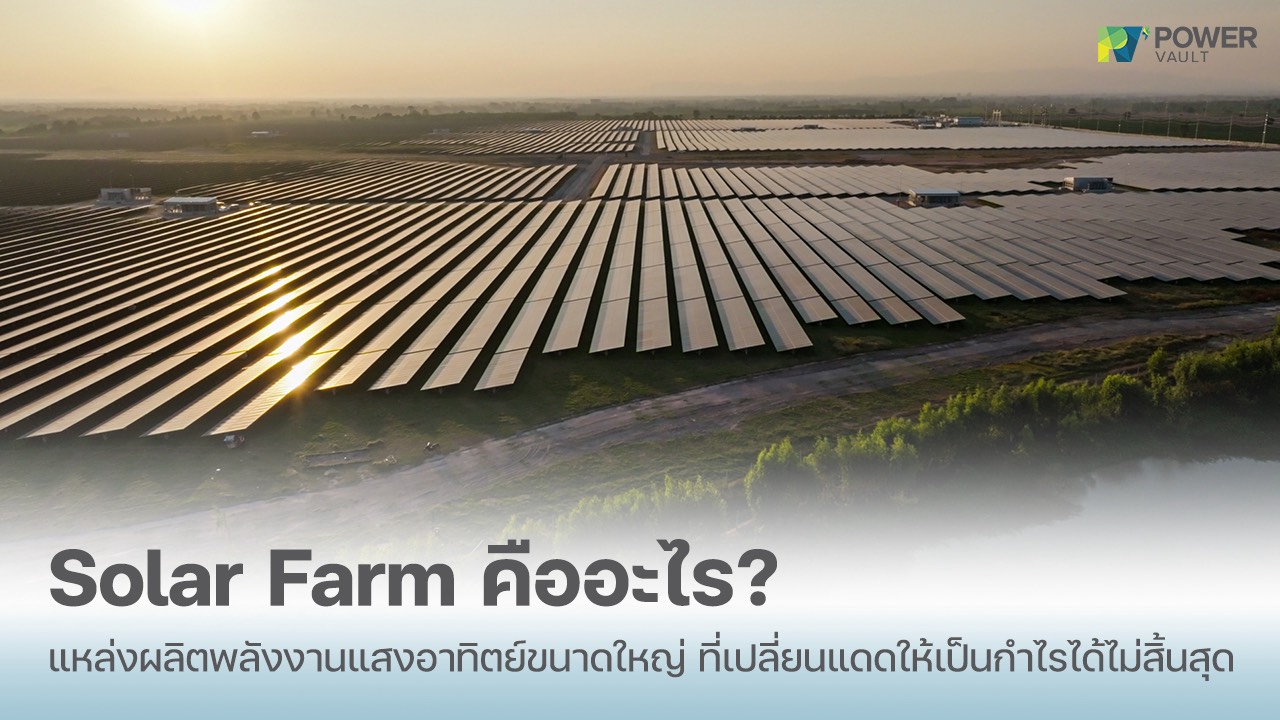 solar farm คืออะไร เปลี่ยนแสงแดดเป็นพลังงาน